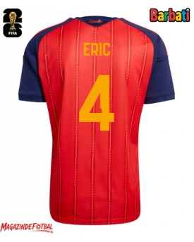 Spania Eric Garcia #4 Tricou Fotbal Replică Mondial 2026 Barbati Acasa